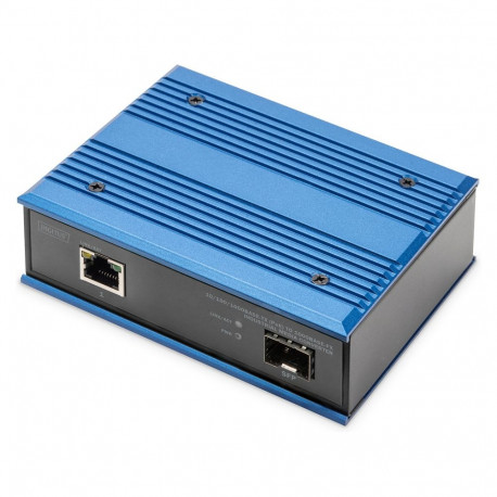 "10/100/1000Base-TX (PoE) to 1000Base-FX Indust MediaCo"