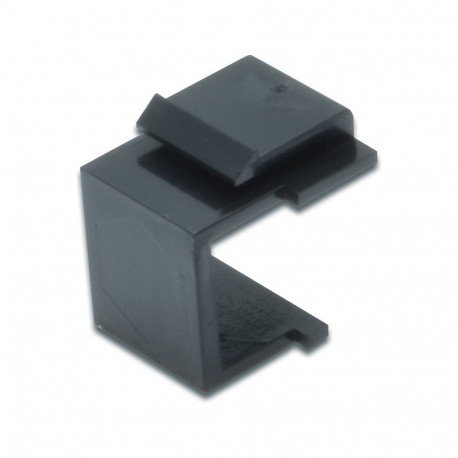 "DIGITUS Blindplatte fr modulare Patch Panel, schwarz"