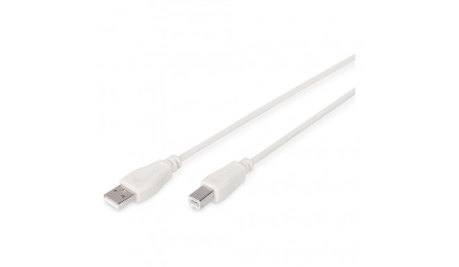 Digitus USB ühenduskaabel, tüüp A - B 3.0m, beež