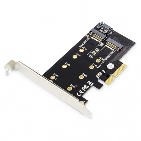 DIGITUS M.2 NGFF / NVMe SSD PCI Express 3.0 (x4) lisakaart