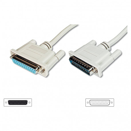"DIGITUS Datatransfer Verlngerungskabel, D-Sub25 St/Bu 5.0m"