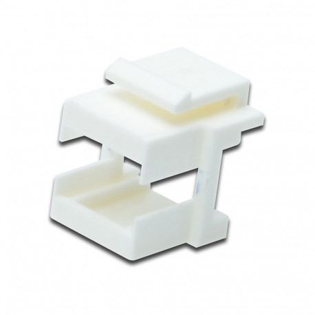 "DIGITUS LC Keystone Rahmen fr Patchpanel Wei"