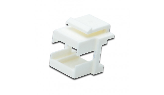 "DIGITUS LC Keystone Rahmen fr Patchpanel Wei"