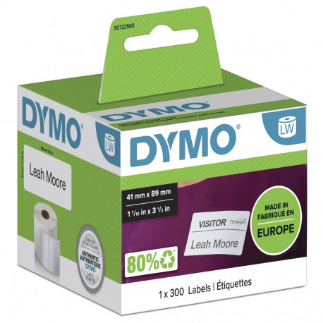 "Dymo LabelWriter - 89 x 41 mm 300 Etiketten - weiß (S0722560)"