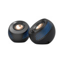 Creative Pebble X mustad Bluetooth arvutikõlarid (51MF1715AA000)