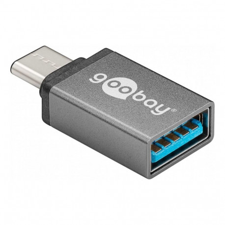 Goobay USB 3.2 Gen 1 adapter, USB-C pistik > USB-A pesa (hall)