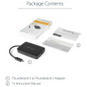 "StarTech Thunderbolt 3 auf Thunderbolt Adapter - Thunderbolt 3 USB-C zu Thunderbolt Adapter"