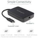"StarTech Thunderbolt 3 auf Thunderbolt Adapter - Thunderbolt 3 USB-C zu Thunderbolt Adapter"
