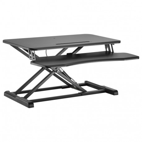 "Equip Monitortisch mit Sitz-Stehbankerhöhung 15Kg sw"