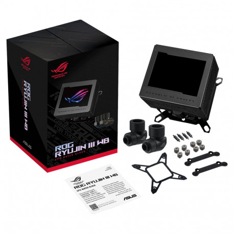 K ASUS ROG Ryujin III WB LCD protsessori vesijahutusplokk, must
