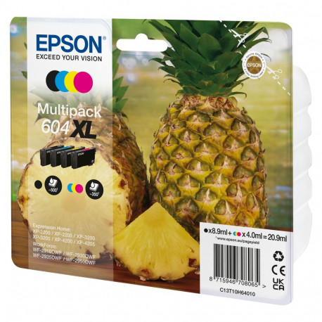 Epson 604XL multipack, 4-pakk, XL, must, kollane, tsüaan, magenta