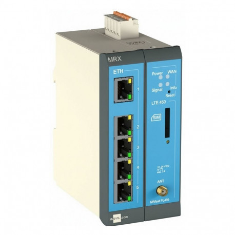 Icom MRX MRX2 LTE ruuter, WWAN 5-pordiline lüliti, VPN, Ethernet