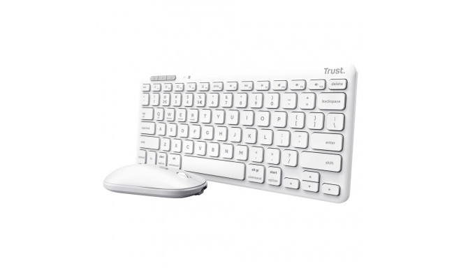 "Trust Lyra Wireless Keyboard & Mouse White DE"