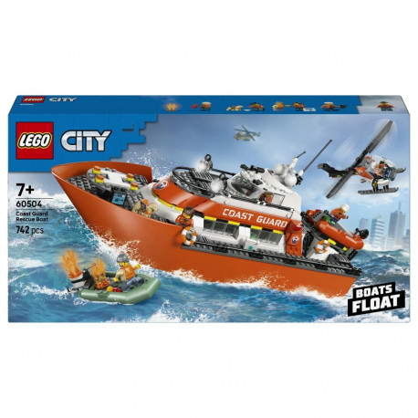 "LEGO 60504 City Rettungsboot der Kstenwache mit Hubschrauber"