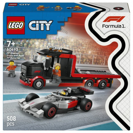 LEGO 60493 City F1 veoauto ja Audi F1 võidusõiduauto