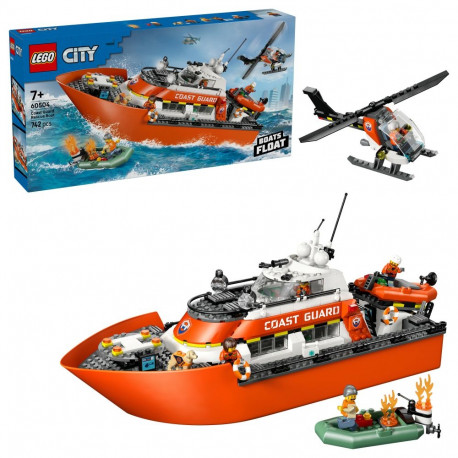 LEGO 60504 City rannikuvalve päästepaat ja helikopter