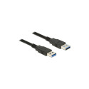 DeLock USB-A 3.0 (ST-ST) 2m must ühenduskaabel