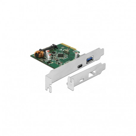 "PCI Express x4 Karte zu 1 x extern USB Type-C™ Buchse + 1 x extern USB Typ-A Buchse SuperSpeed USB 