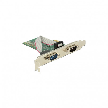 PCI Express x1 kaart 2 jadapordiga RS-232
