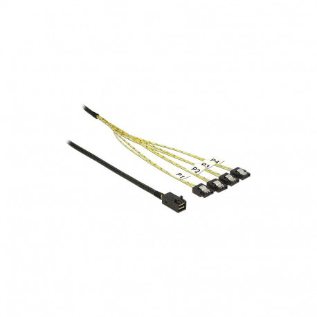 DeLock Mini SAS HD SFF-8643 > 4 x SATA 7 Pin 1 m