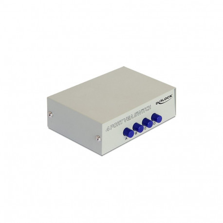 DELOCK 4-pordiline manuaalne kahesuunaline VGA lüliti