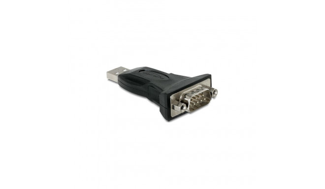 DeLock USB 2.0 > Seriell (ST-ST) 0,8m must adapterkaabel