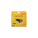 "DeLock USB 2.0 > Seriell (ST-ST) 0,8m Adapterkabel Schwarz"