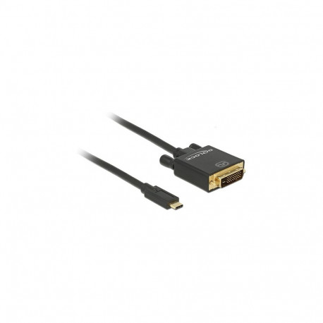 DeLock DVI 24+1 > USB-C (ST-ST) 1m must adapterkaabel 4K 30Hz
