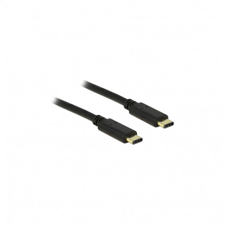 "DeLock USB-C (ST-ST) 2m Anschlusskabel Schwarz"