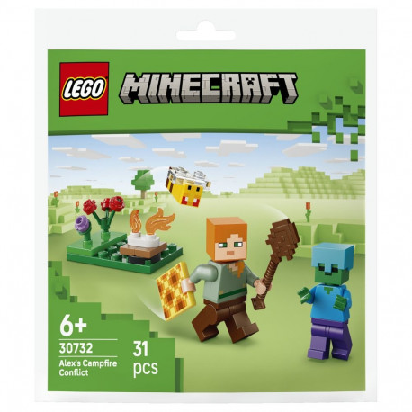 LEGO 30732 Minecraft Alex kohtumine lõkke juures (Polybag)