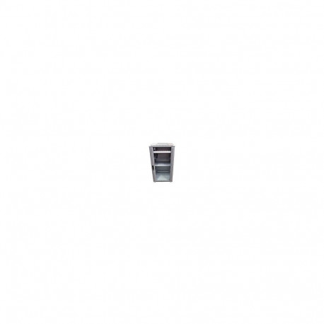 ALLNET 19" 12HE B600/T1000mm klaasuksega helehall võrgukapp SNB-Serie