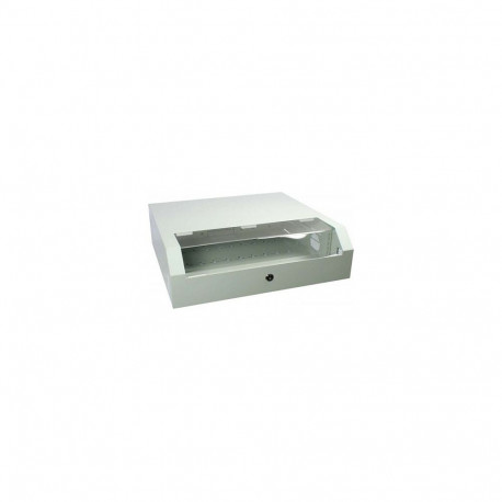 ALLNET 19" 3HE vertikaalne võrgukapp T145 helehall SWV-seeria