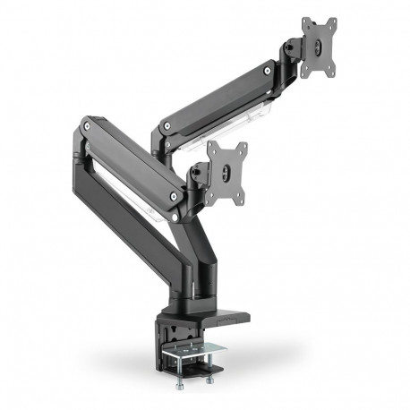 Digitus DA-90427 lauahoidik kahele monitorile 2x 35" 2x 15kg must gaasiamordiga