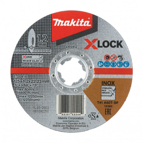 "Makita E-00418 Trennscheibe 125x1.2mm INOX"