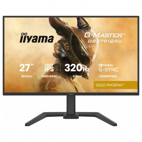 iiyama G-MASTER Gold Phoenix™ GB2791QSU-B1 mängurimonitor 68,5 cm (27") mattmust