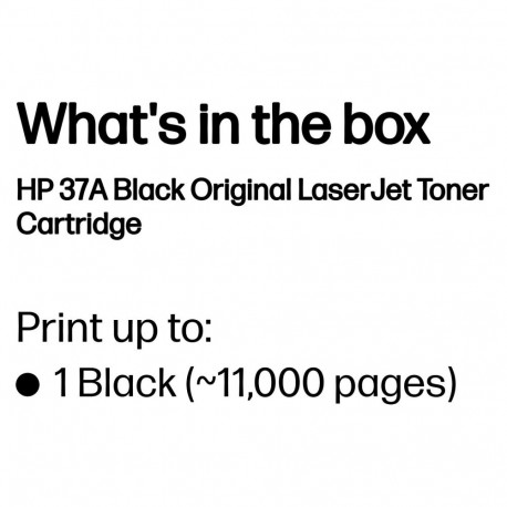 HP 37A originaal LaserJet toonerkassett CF273A must