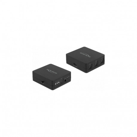 S/PDIF TOSLINK-lüliti 3 sisendit, 1 väljund, IR-kaugjuhtimispuldiga ja USB-toitega