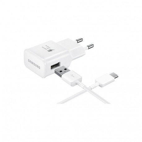 Samsung 15W kiirlaadija koos Type-C andmesidekaabliga 1,5m, valge (bulk)