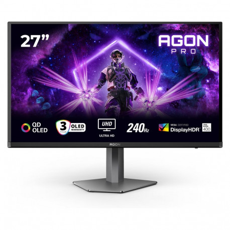 "67,3cm/26,5"" (3840x2160) AOC AG276UZD 16:9 4K QD-OLED 0,03ms 240Hz HDMI DisplayPort USB-C USB VESA