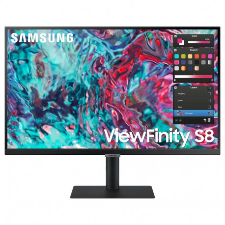 "68,6cm/27'' (3840x2160) Samsung ViewFinity S8 S27B800TGU 16:9 5ms IPS HDMI 2xThunderbolt4 VESA Pivo