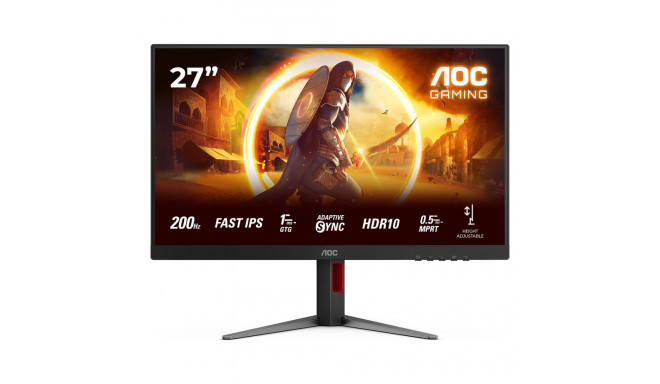 68,6cm (27") 27G4HA 16:09 2xHDMI+DP IPS must/punane