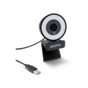 Dicota rõngasvalgustiga veebikaamera 5MP must
