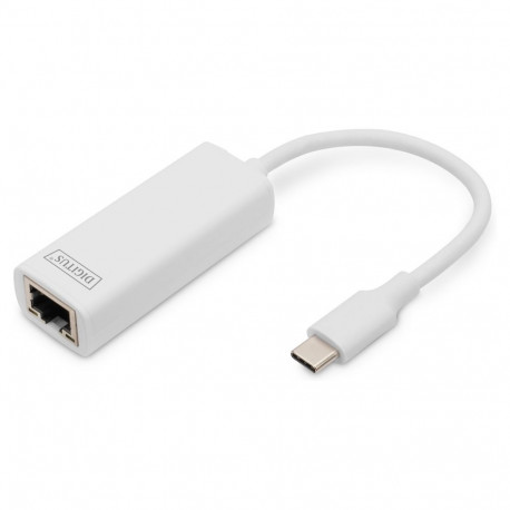 "DIGITUS Adapter USB3.0/C -> RJ45 Gigabit Ethernet St/Bu 20cm"