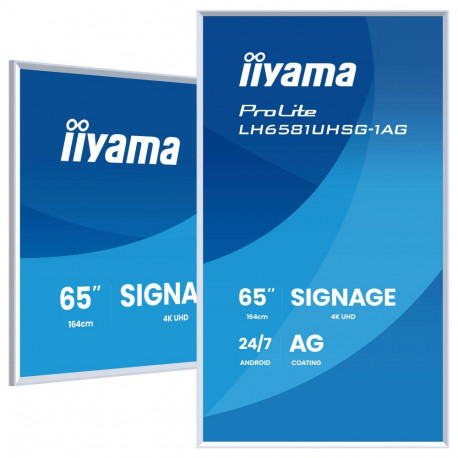 IIYAMA DS LH6581UHSG 163.9cm VA 24/7 65''/3840x2160/2xHDMI/2xUSB/USB-C