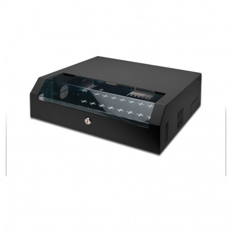 Digitus SOHO 3HE 145x500x475 mm must seinakapp