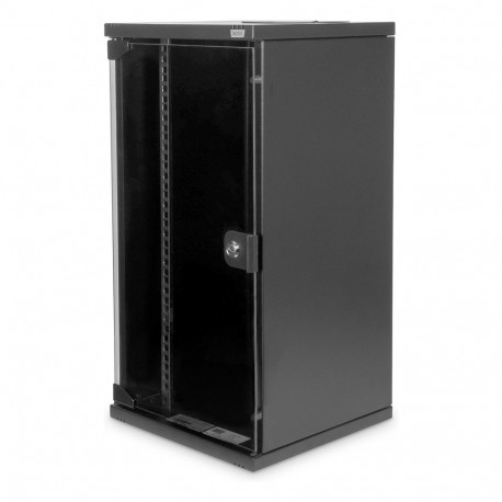 "DIGITUS Wandgehäuse 254 mm (10"") - 312x300 mm (BxT) 12U sw"