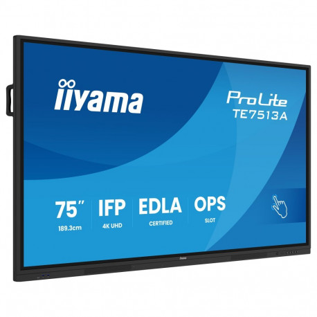 "iiyama ProLite TE7513A-B1AG 75 IPS 4K Infrarot 40xTouch"