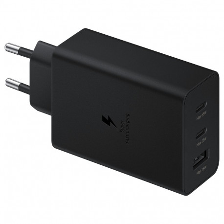 Samsung Power Adapter Trio 65W must USB Type-C toiteadapter ilma andmekablita