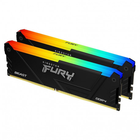 Kingston 64GB 3200MT/s DDR4 CL16 DIMM FURY Beast RGB 2-osaline komplekt