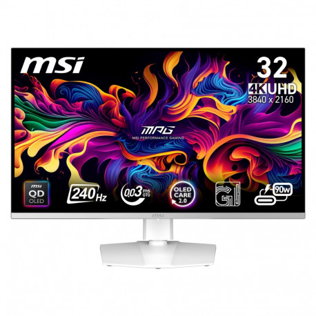 31.5" (80cm) TFT MSI MPG 321URXWDE 240Hz 3840x2160 valge
